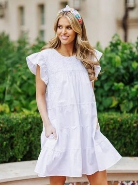 J. Marie Lennon dress white